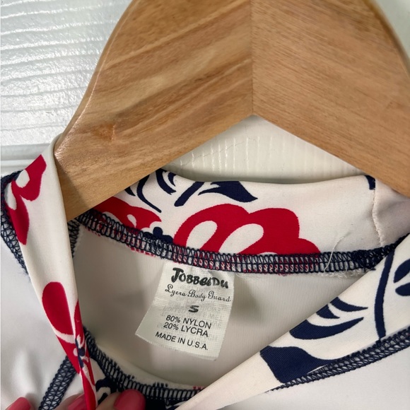 Ron Jon Women's White/Hibiscus Long Sleeve Rash Guard small - Picture 5 of 5